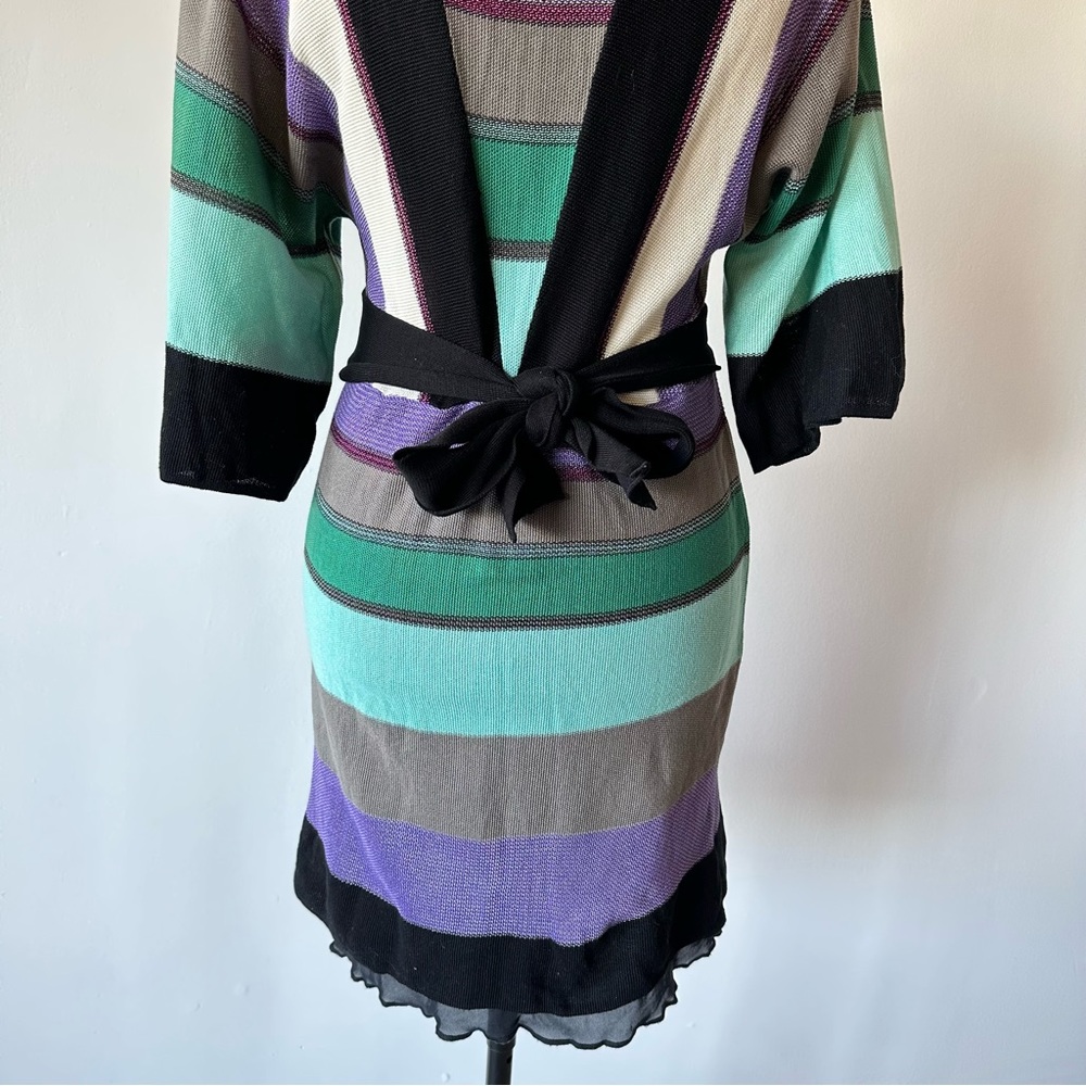 Missoni V-Neck Zig Zag Knit Dress 42 Medium - Picture 5 of 16